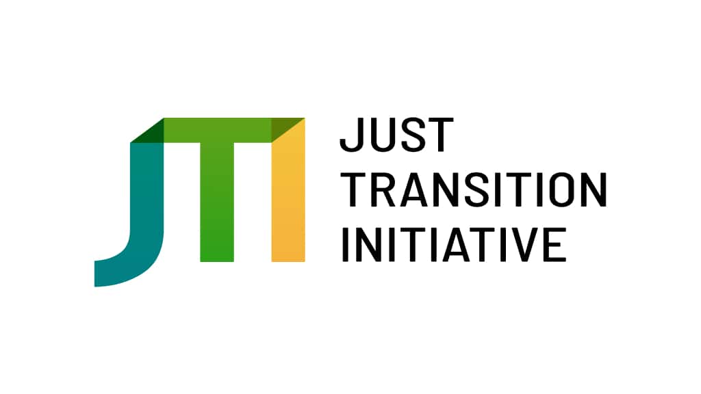 The Just Transition Initiative logo on a white background.